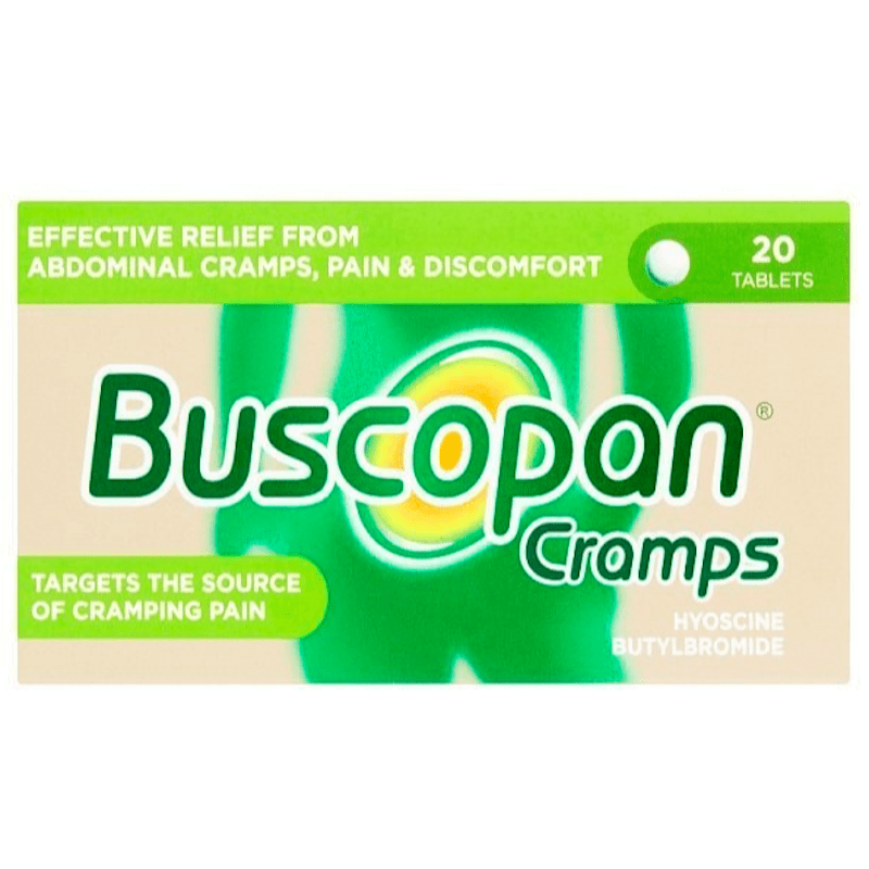 Buscopan Cramps 20 Tablets – Caplet Pharmacy