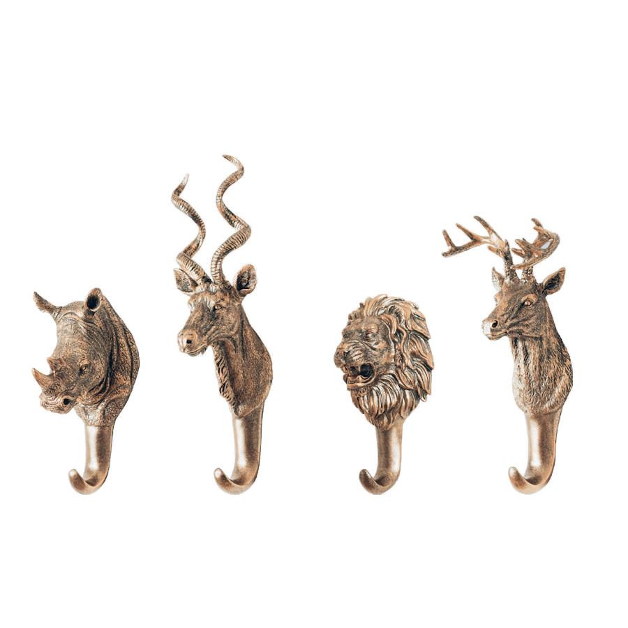 Sculpture Copper Animal Hook Set – 23cm x 8cm x 9cm