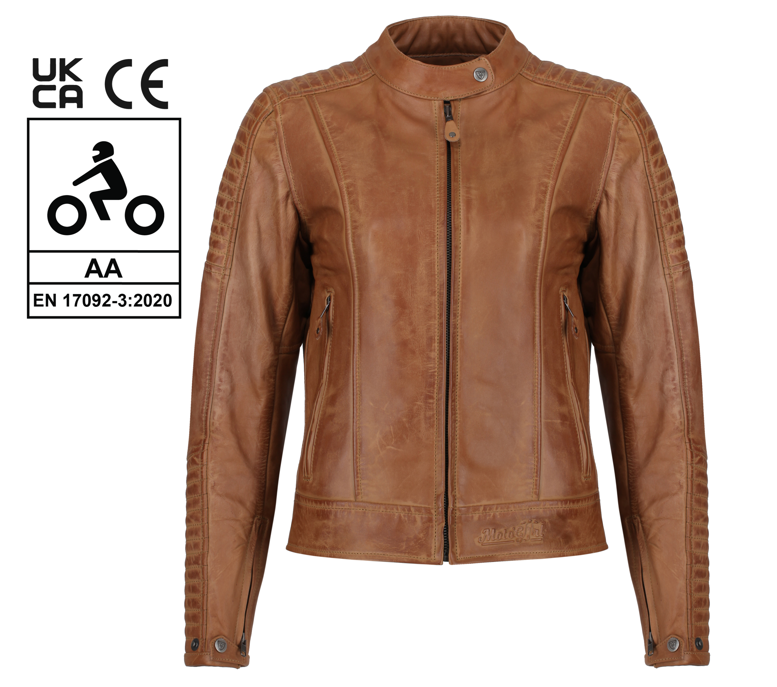 MotoGirl Valerie Leather Jacket Small / Camel – Armadillo Customs