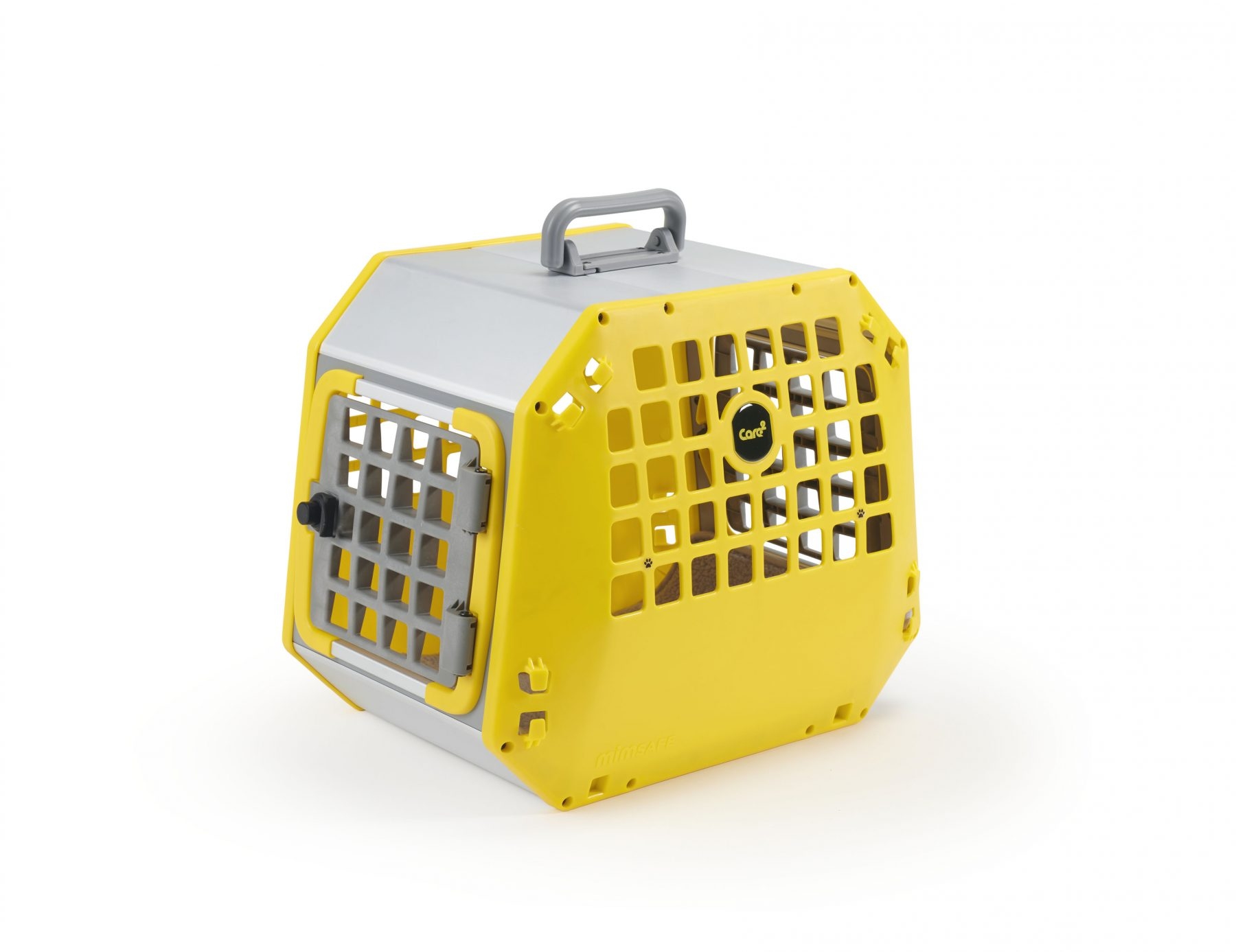 Care2 Small Dog Cage – Medium – Yellow – Dog Cages – MIMSafeUK