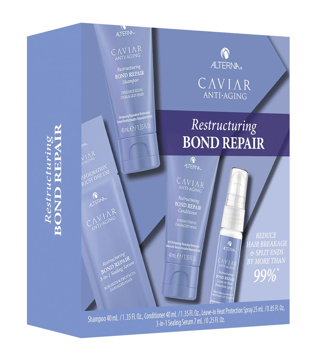 Alterna Caviar Restructuring Bond Repair Trial Kit