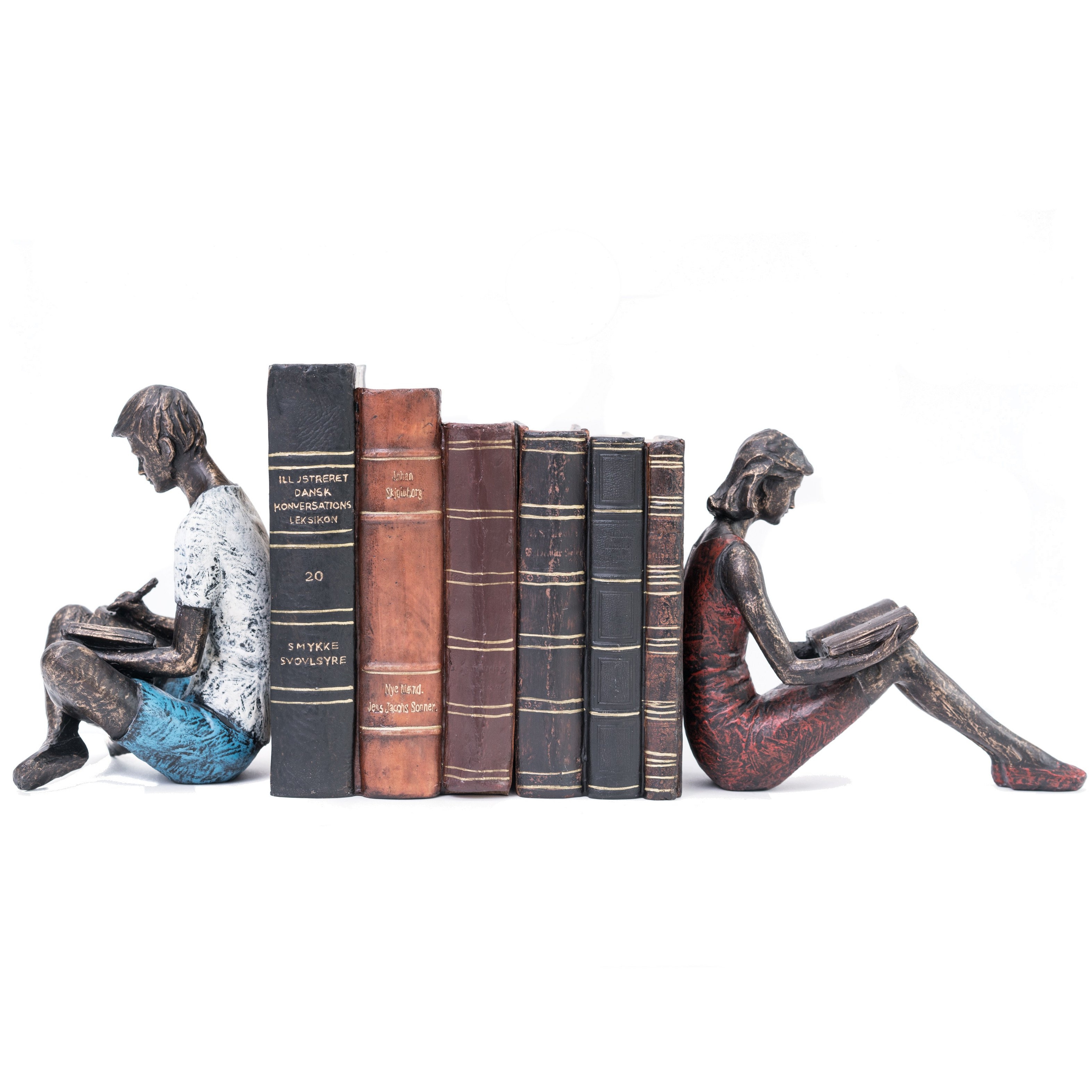 Sculpture Young Couple Bookends