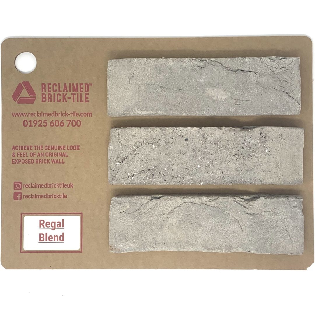 Sample Brick Slips – Regal Blend – Reclaimed Brick Tiles
