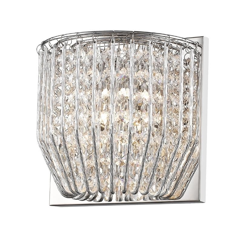 Impex Lighting Carlo Single Light Wall Fitting In Crystal And Chrome Finish CFH508052/01/WB/CH – Carlo wall – Impex Lighting – Daz Lighting