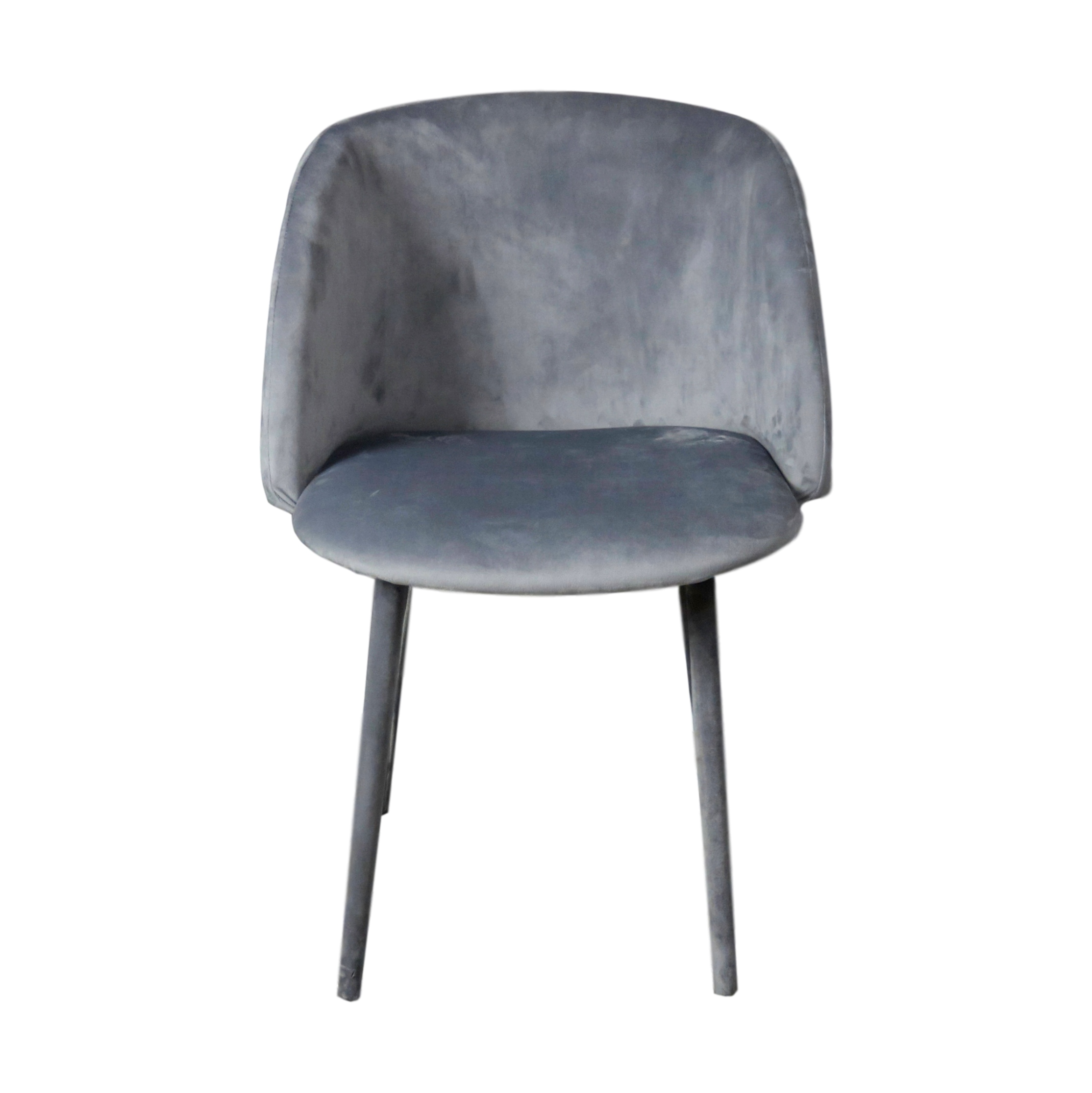 Grey Velvet Covered Dining Chair (set of 2) by Native Home & Lifestyle – Furniture & Homeware – The Luxe Home