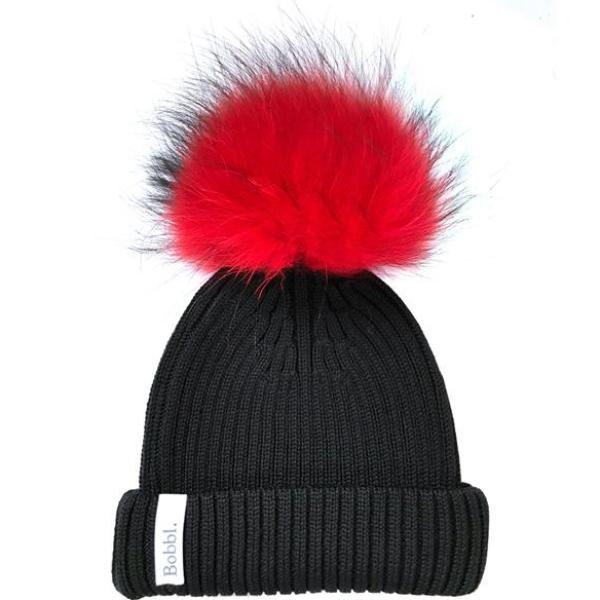 Black – Bobbl Merino Wool Hat Beanie – Made in England Black – Bobbl