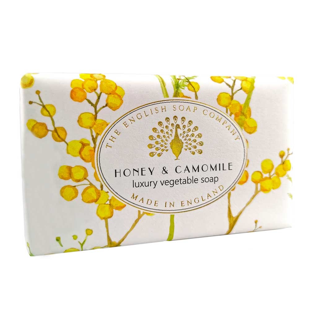 Vintage Honey & Camomile Soap – 190g – Luxury Fragrance – Premium Ingredients – The English Soap Company