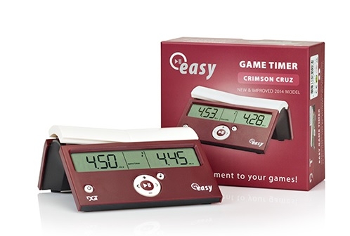 DGT Easy Digital Chess Clock – Crimson Cruz