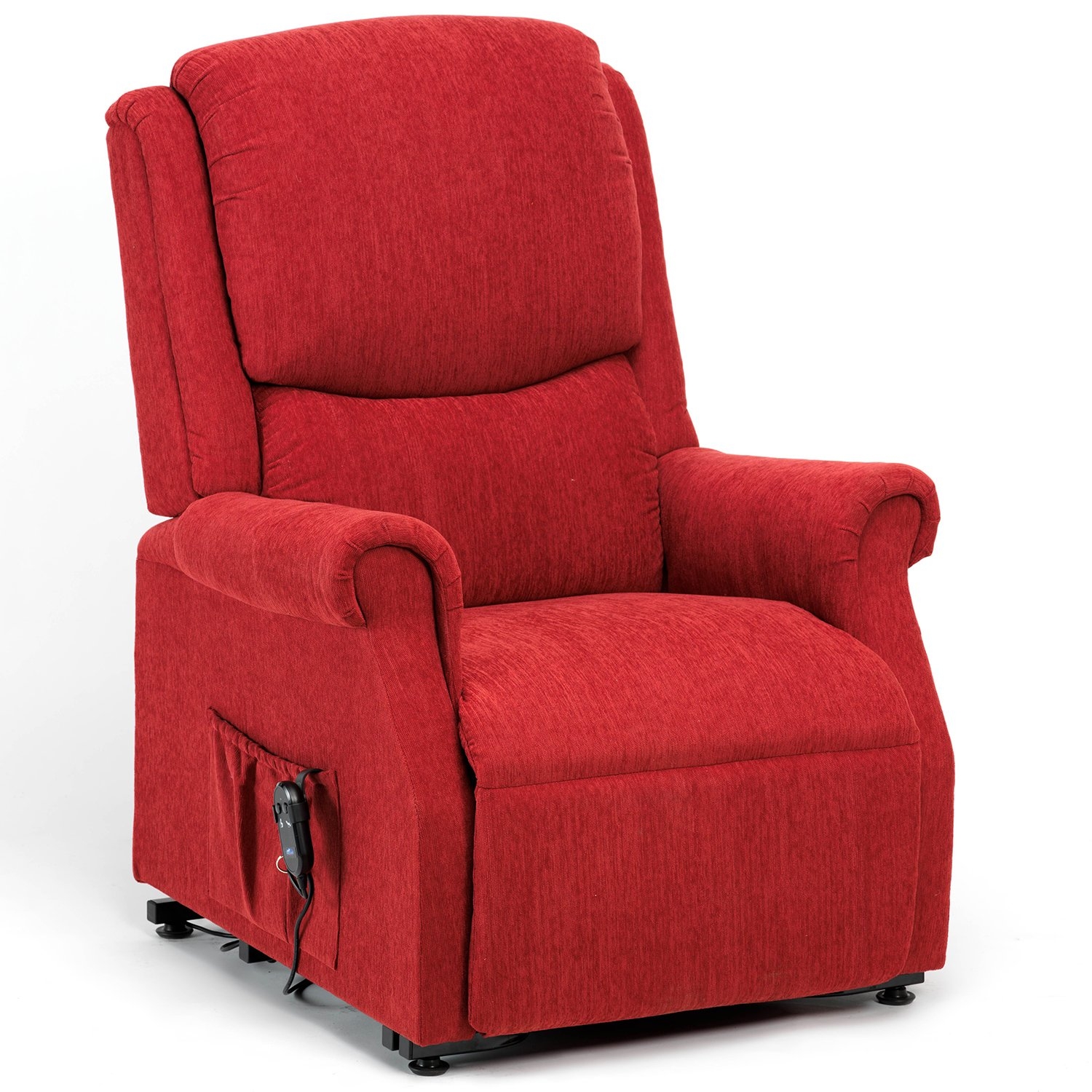 Indiana Single Motor Standard & Petite Riser Recliner Chair – Berry
