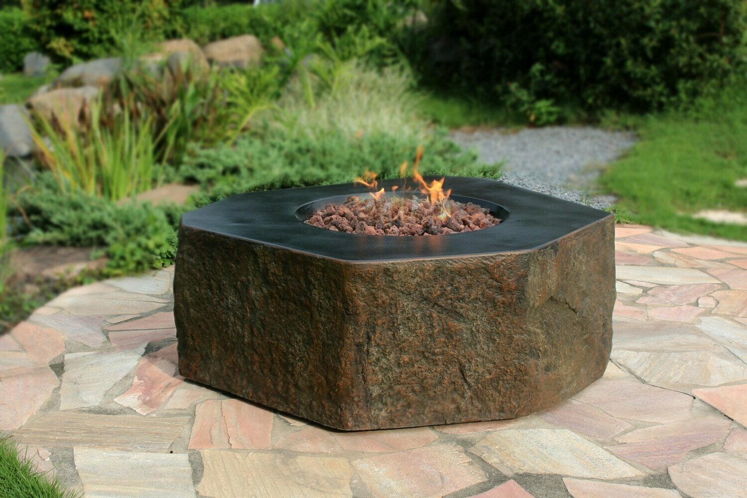 Elementi Columbia Fire Table – LPG Bottle – Outdoor Fire Pit – Forno Boutique