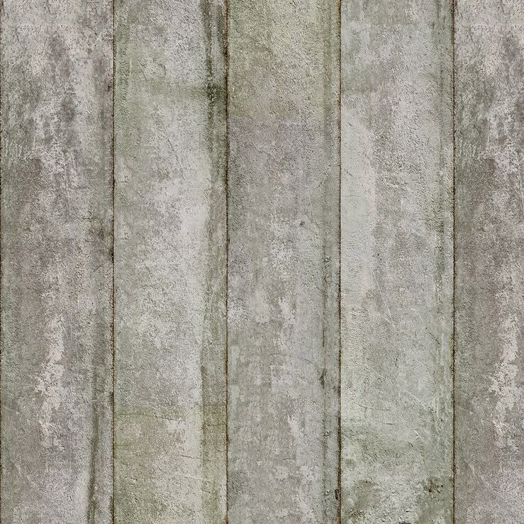 NLXL – Concrete Rough Grey CON-03 Wallpaper – Grey / Green – Non-Woven – 48.7cm