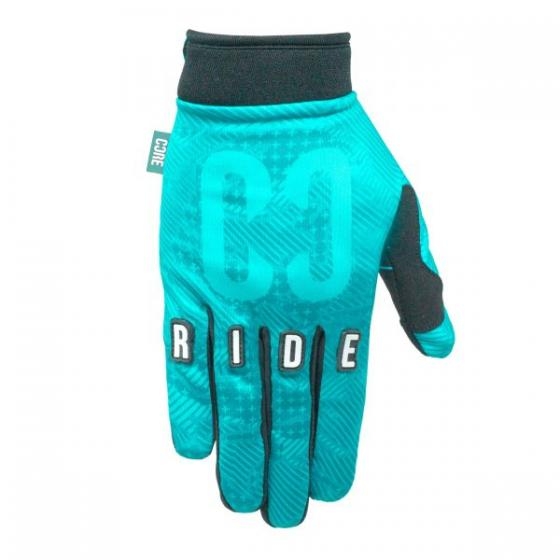 Core Protection Gloves Black Teal – Ripped Knees