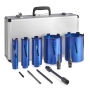 Trojan Platinum Professional Dry Diamond Core Kit Set (11 piece)