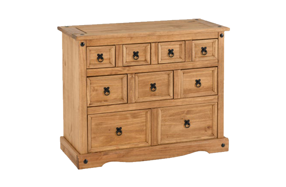 Corona 4+3+2 Drawer Merchant Chest – Furnishop