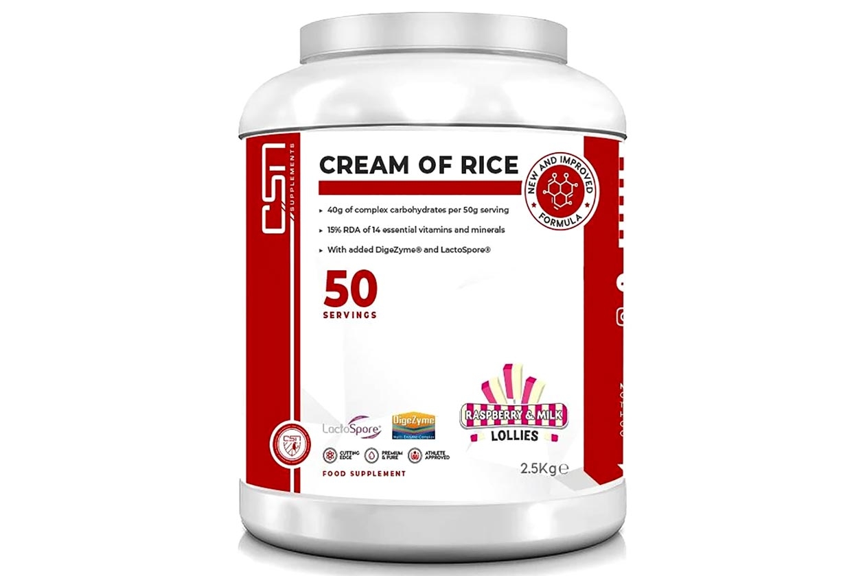 CSN Cream of Rice SAMPLE – Raspberry & Milk Lollies – Load Up Supplements
