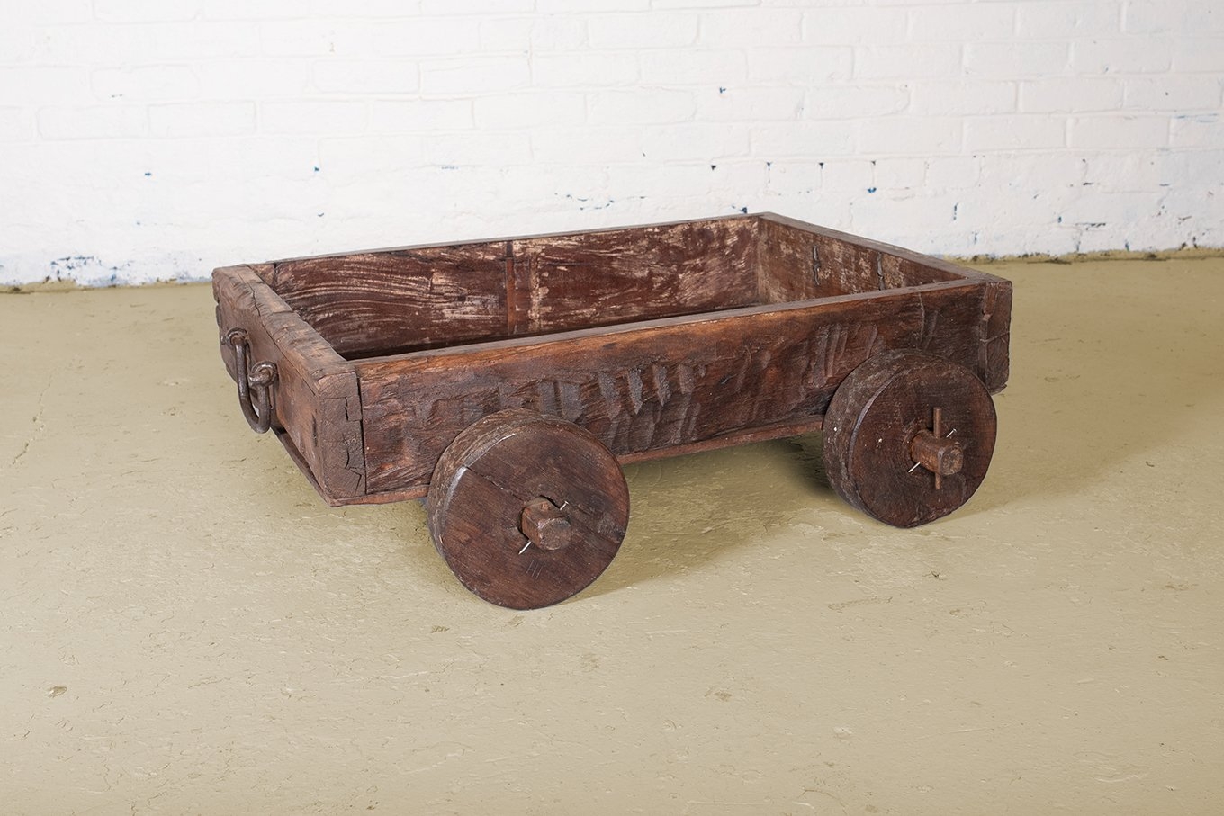 Vintage Dolly Box Cart – Wooden – 29 x 87 x 93cm