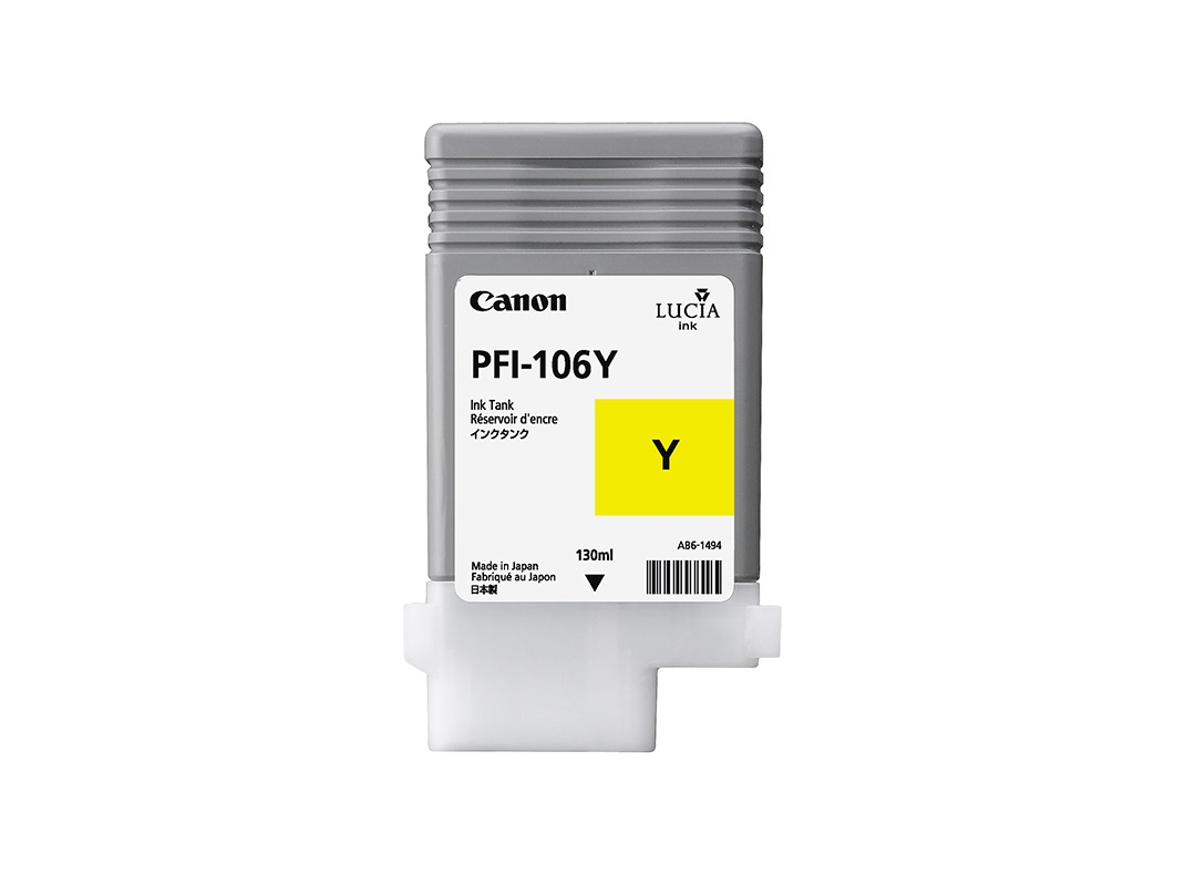 Canon – Ipf6400 Ink Tanks – Pfi-106 & Pfi-206 – 160ml – Ink – Yellow