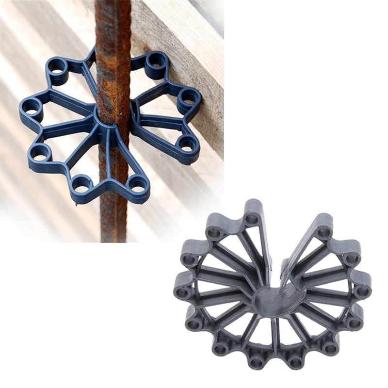 Plastic Cartwheel Spacers – Cover 35mm; Bar Size 8-20mm / 50 – Site Equipment – Just The Job Supplies