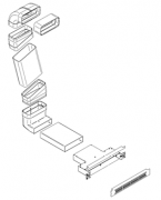 Airforce Aspira Centrale G5 On-Board KTFOBH6 Ducting Fitting Kit For 6cm-9cm Cabinet Plinth Height – Includes KRFH6