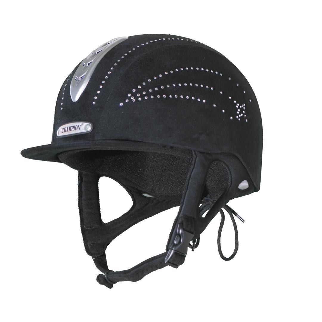 Champion Junior X-Air Star Plus Hat – Black – 51 cm – Riding Hats – Saddlemasters Equestrian
