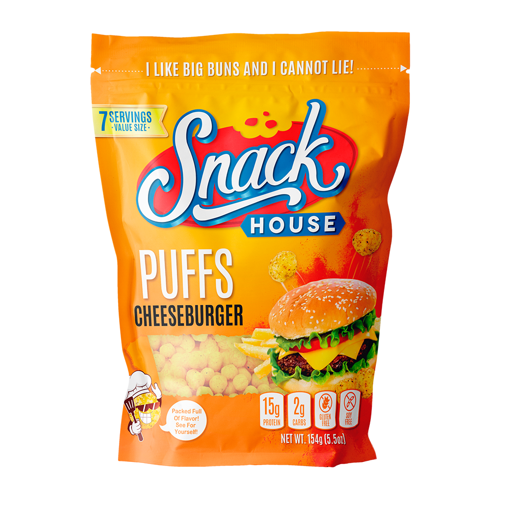 Snackhouse Cheeseburger (7 servings) – Protein Bar – Professional Supplements & Protein From A-list Nutrition