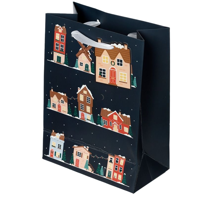 Christmas Village Gift Bag – Medium – Planet Merch
