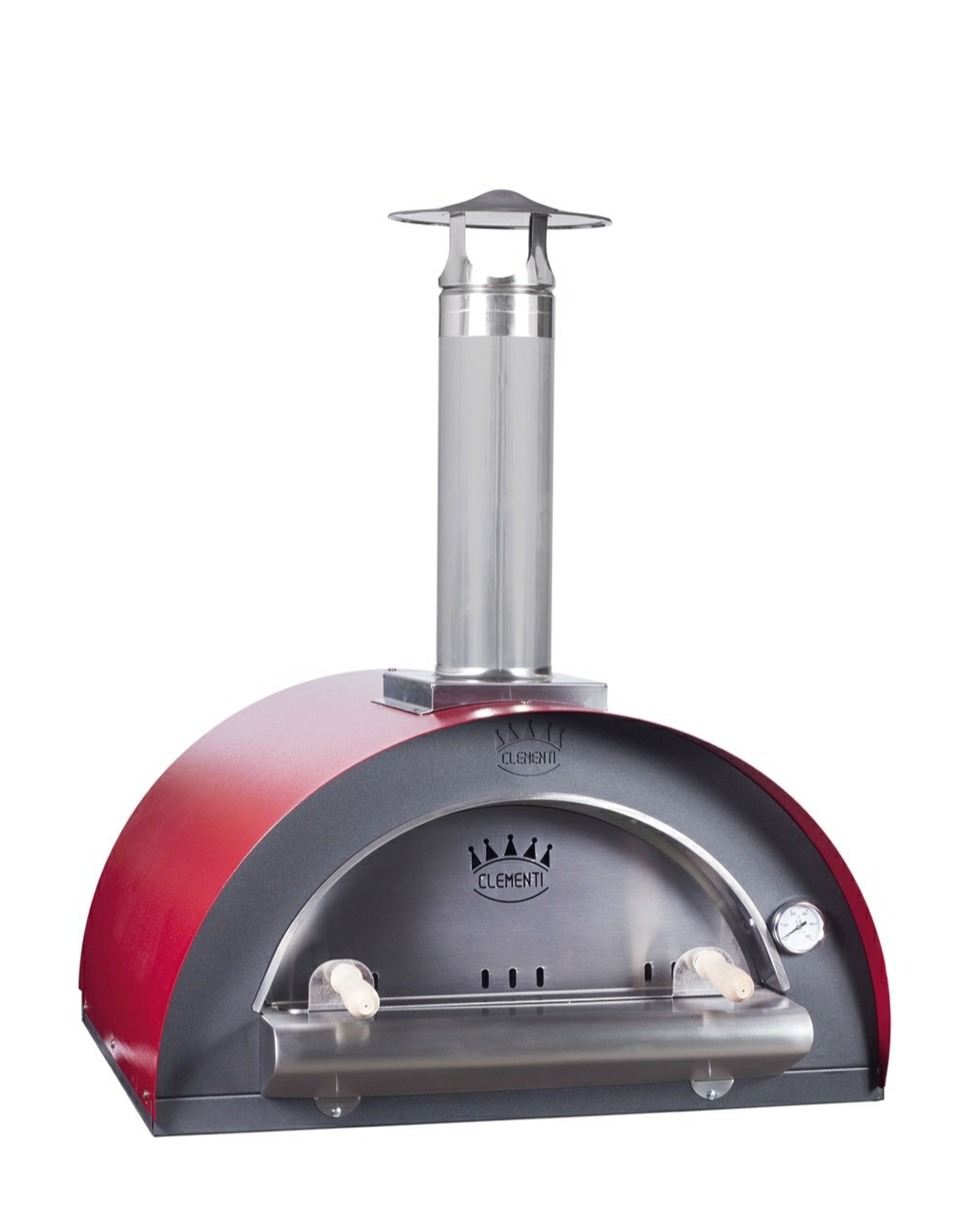 Clementi Family Pizza Oven – 60X60cm, Red