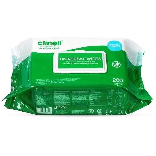 Clinell Universal Disinfectant Wipes – Pack Of 200 – Tiacare