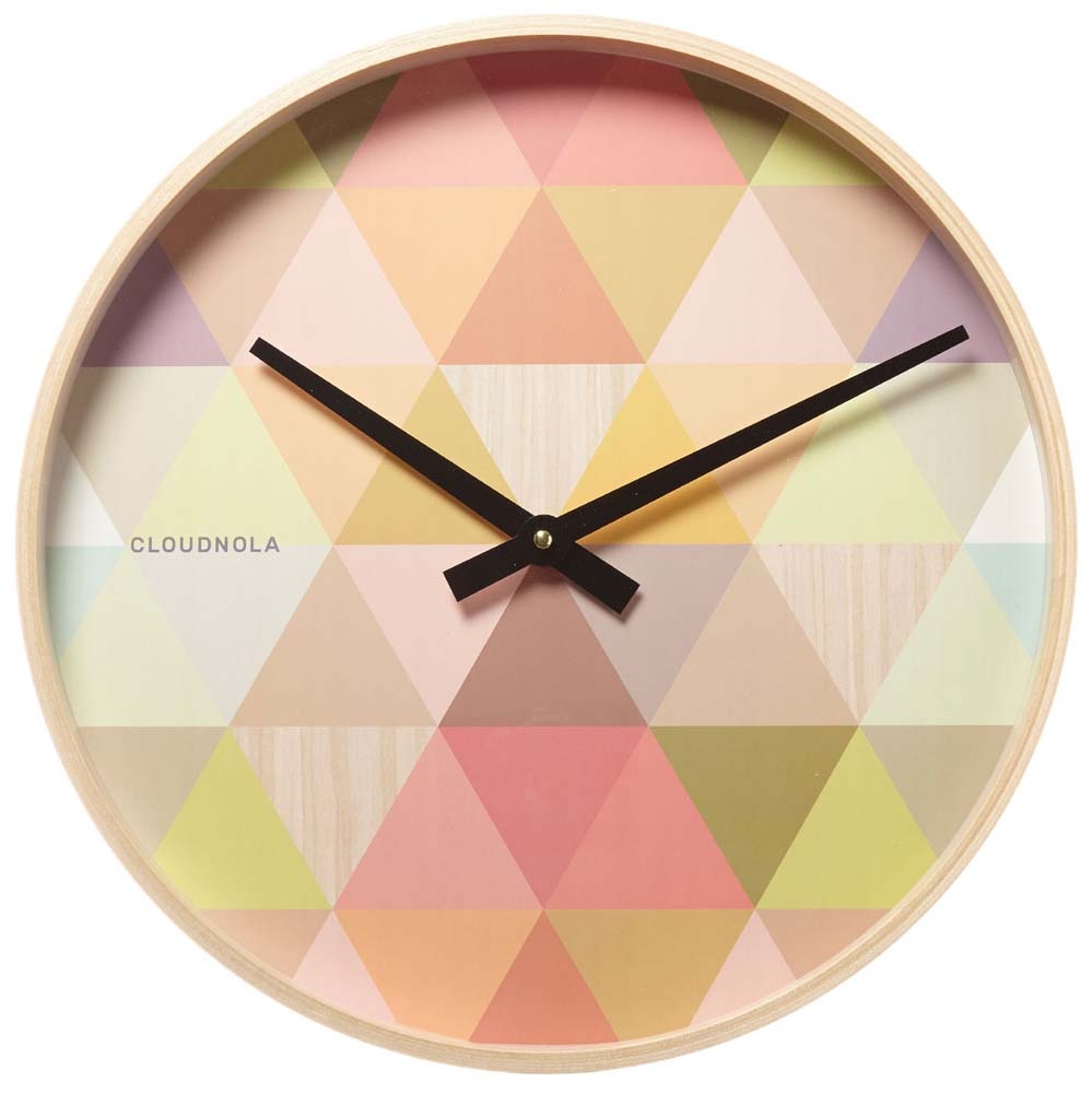 Cloudnola – Gin Wall Clock – Pink / Green / Black – Steel / Polyvinyl Chloride –