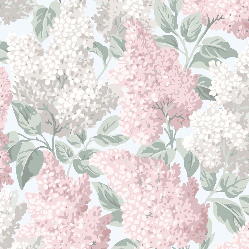 Cole and Son – Botanical Lilac 115/1002 Wallpaper – Blue / Pink – Non-Woven – 52cm