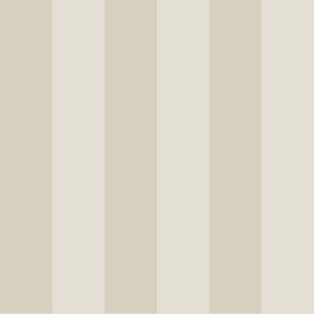 Cole & Son – Marquee Stripes Glastonbury Stripe 110/6033 Wallpaper – Beige / Grey – Non-Woven – 53cm