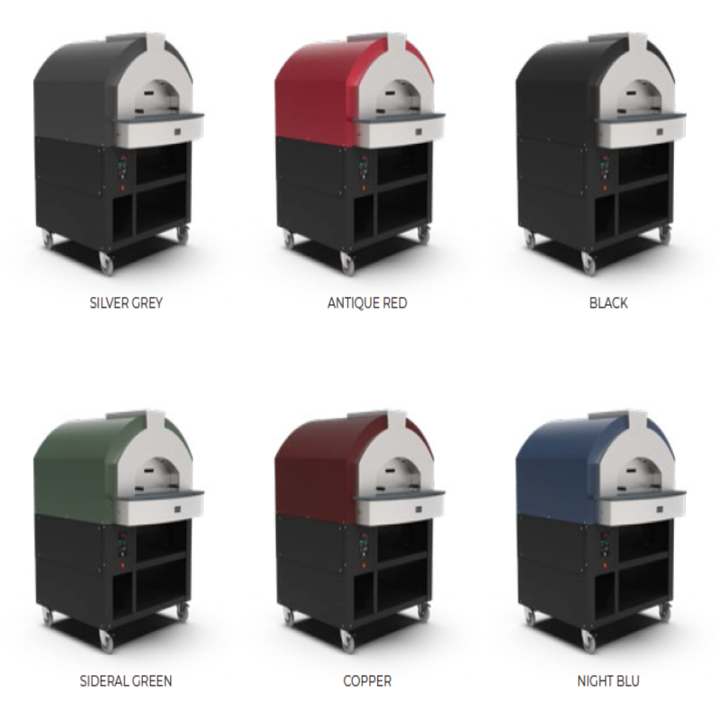 Alfa Forni Quick 4 Professional Pizza Oven – Grey – With Base – Gas – Cotswold Cooking Company