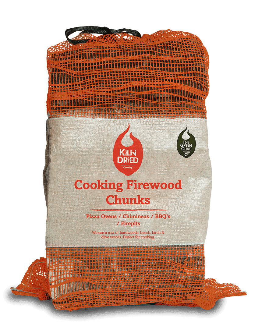 Cooking Firewood Logs – 30L – Smokin’ – Green Olive Firewood