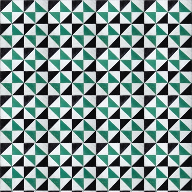 Coordonne – Tiles Fez Wallpaper – Black / Green / Grey – Non-Woven – 46.5cm