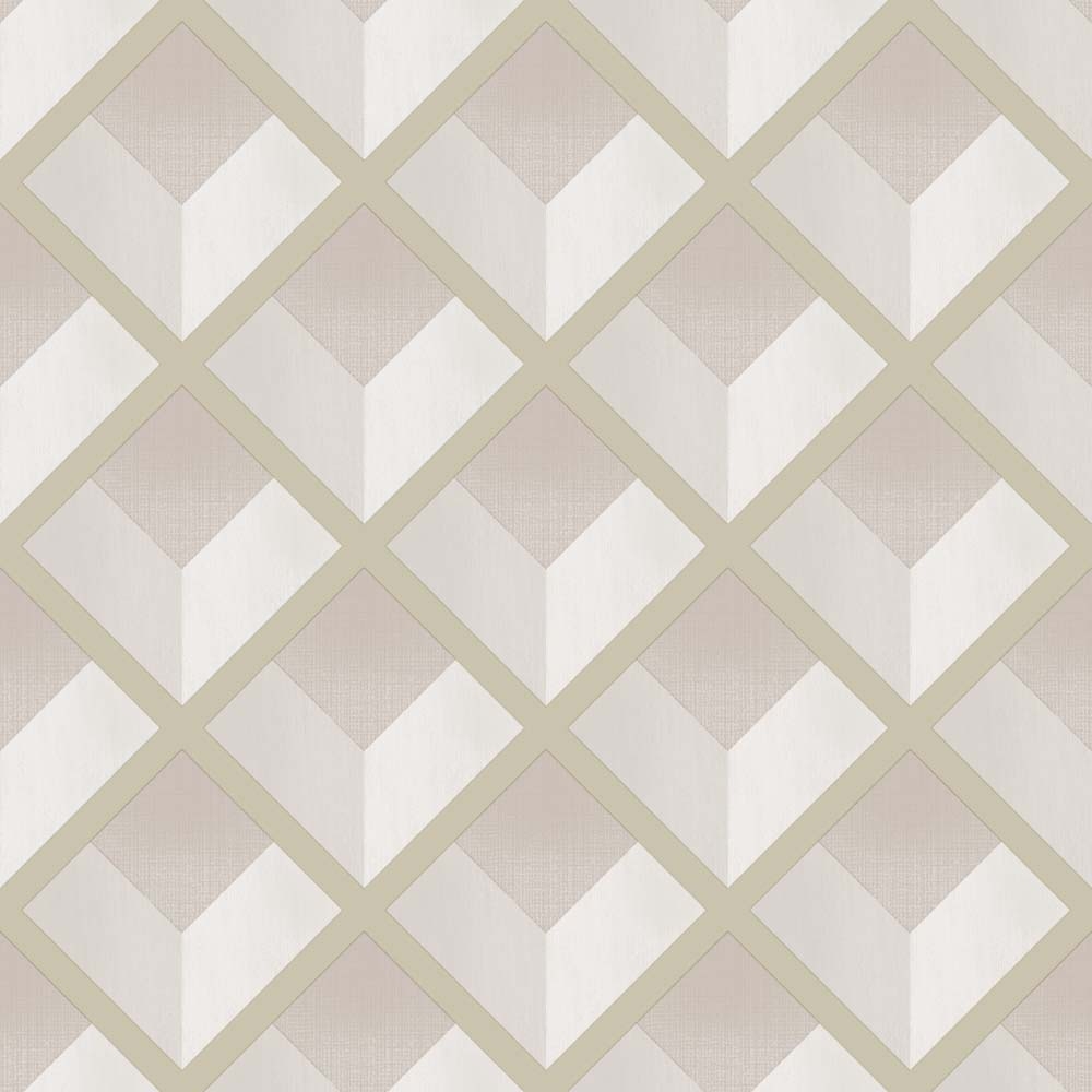 Coordonne – Core Vincent Gold / Silver Wallpaper – Beige / Brown / White – Non-Woven – 53cm