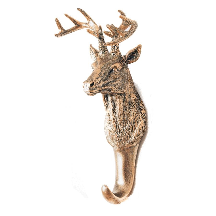 Sculpture Copper Deer Hook – 29cm x 13cm x 11cm