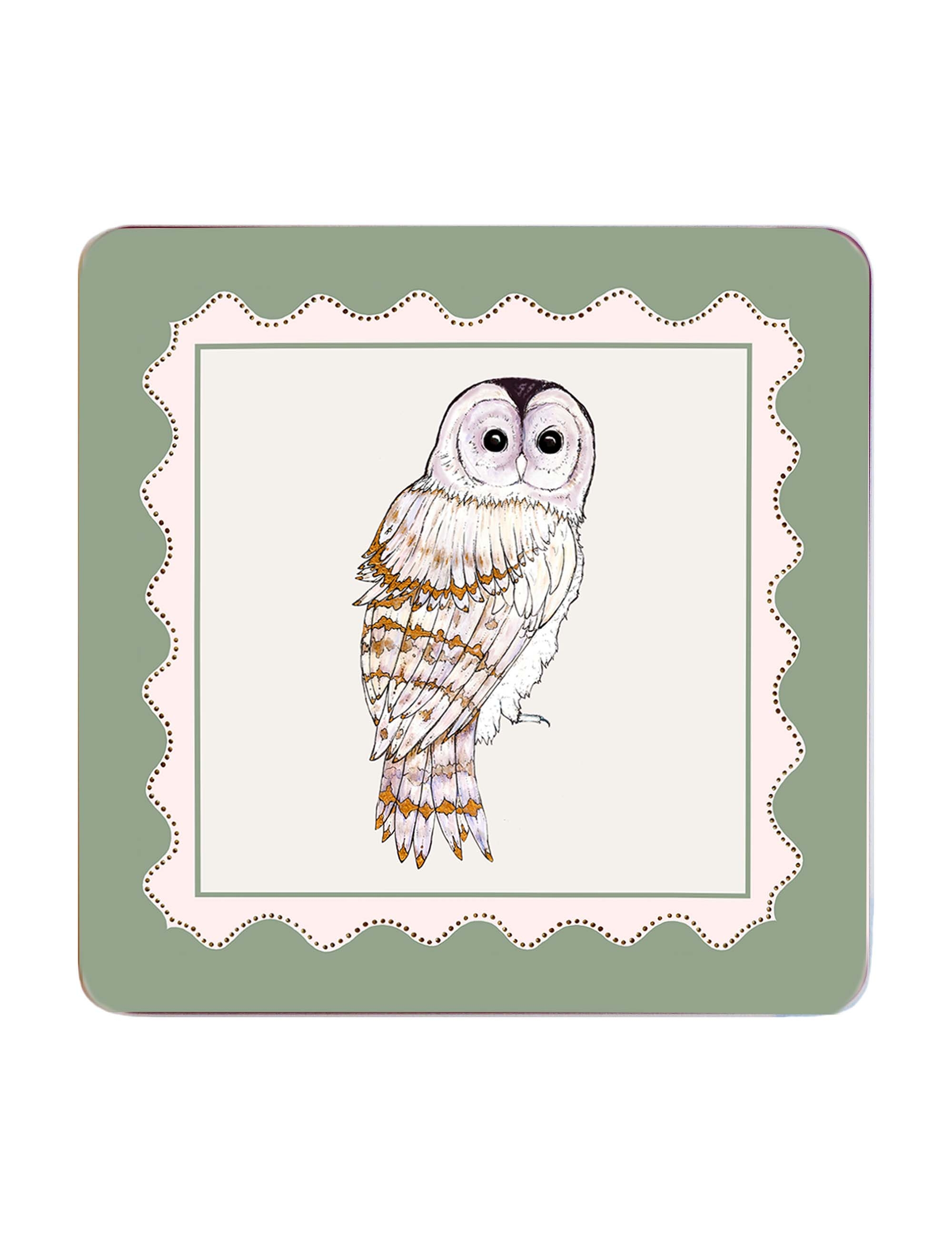 Bell Hutley Placemat Barn Owl Pattern | The Design Yard