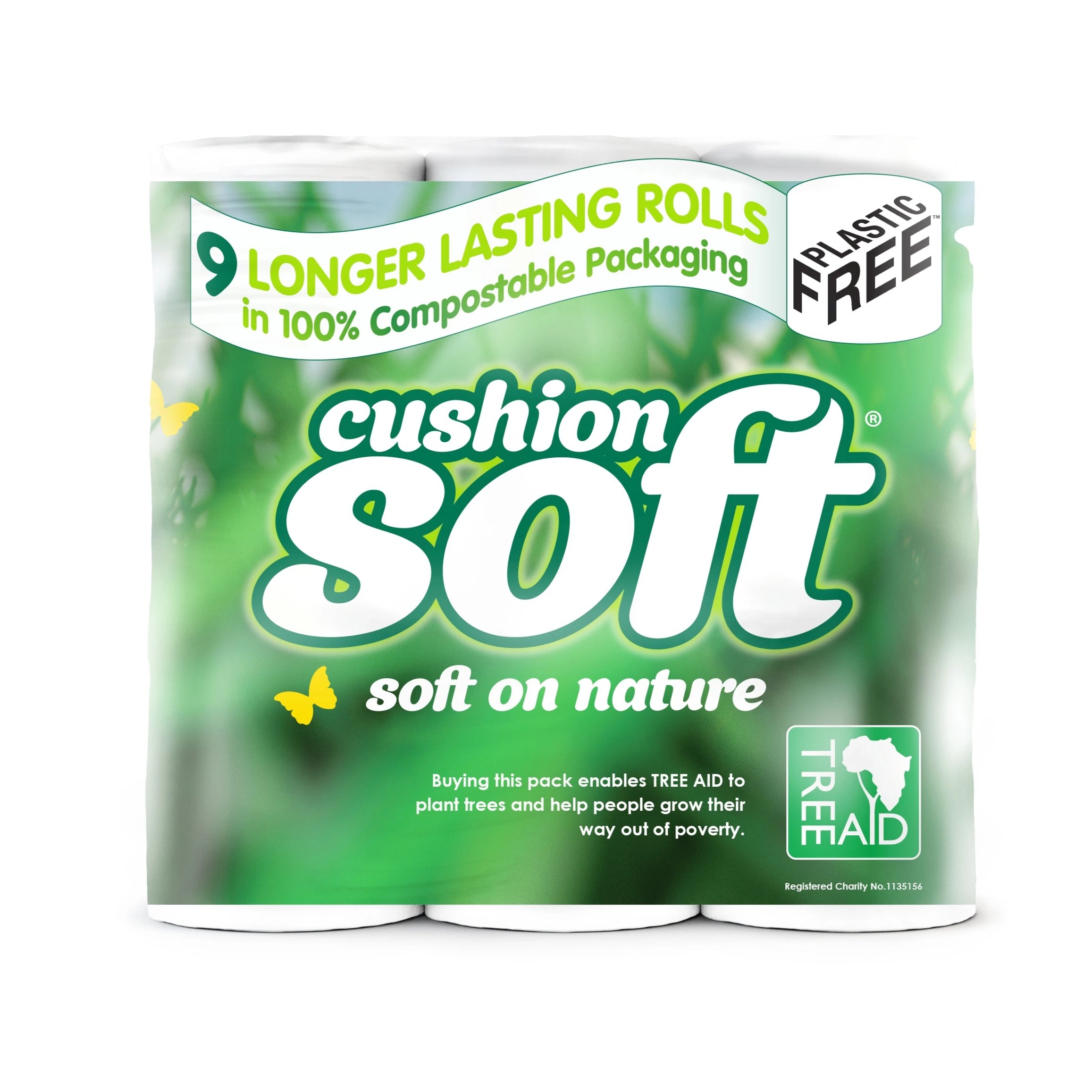 Cushion Soft Toilet Rolls (9-Pack) – “Soft on Nature”