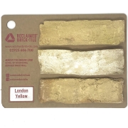 Sample Brick Slips – Reclamation London Yellow – Reclaimed Brick Tiles