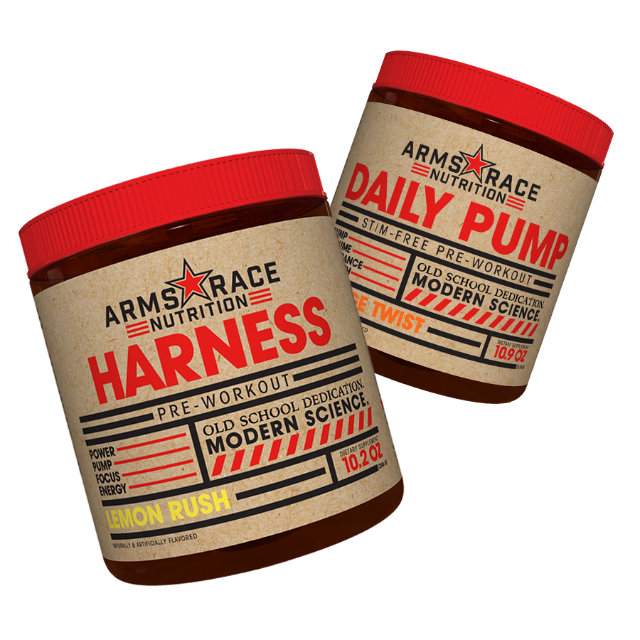 Arms Race Nutrition THE DAILY PUMP & HARNESS STACK – Professional Supplements & Protein From A-list Nutrition
