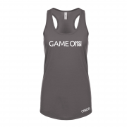 Ladies Racerback Tank DARK GREY SMALL – ONNOR Limited