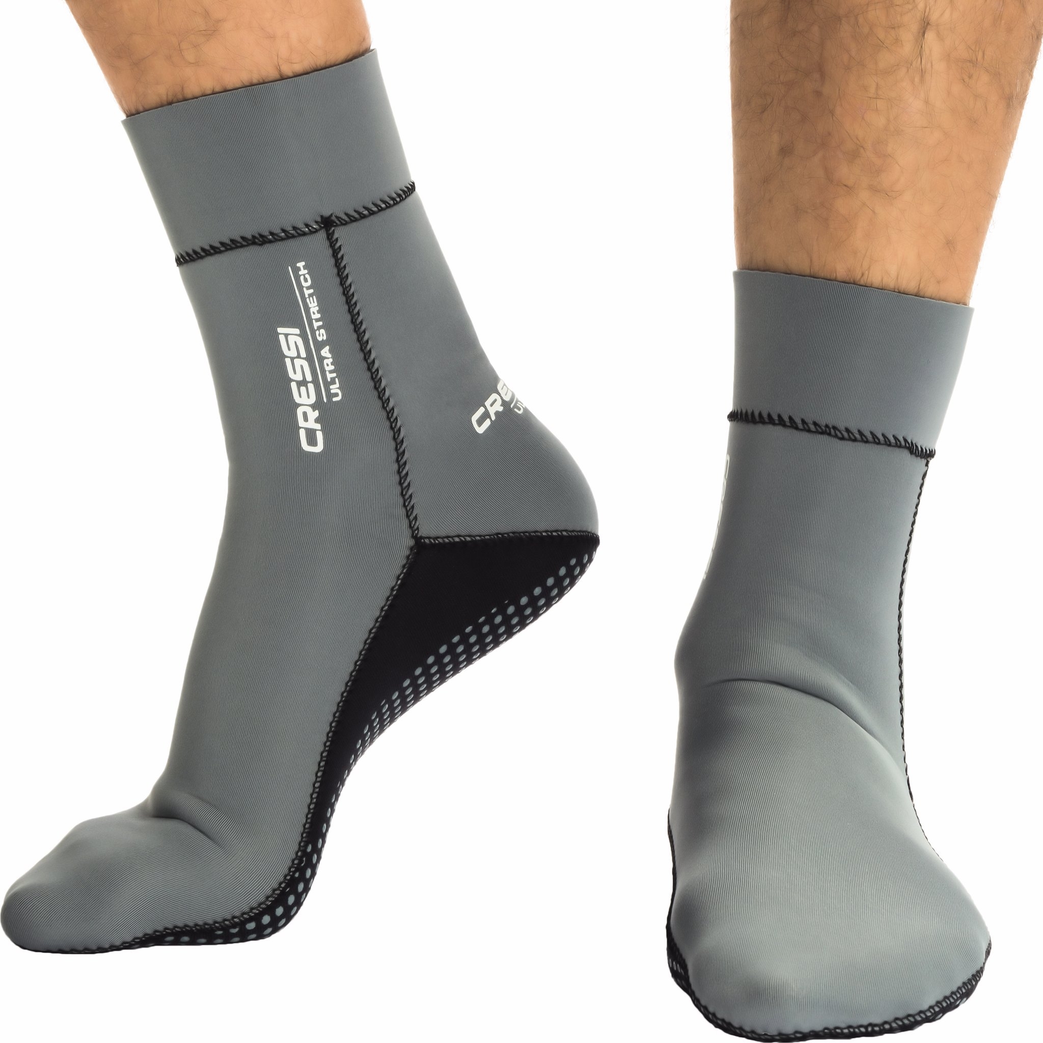 Cressi 1.5mm Ultrastretch Neoprene Socks | Grey