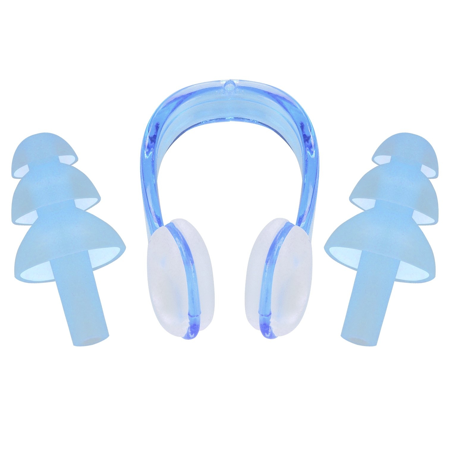 Cressi Ear Plugs & Noseclip Set in Blue