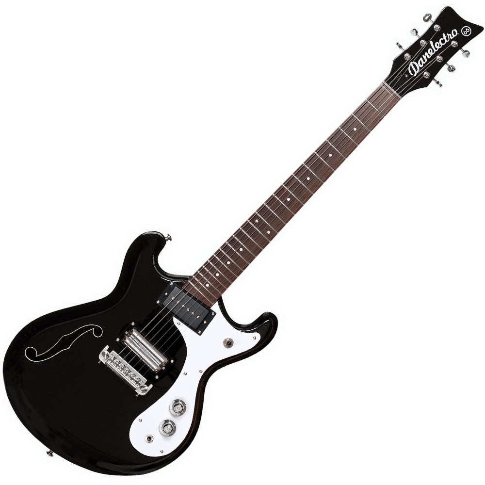 Danelectro ’66 Guitar – Gloss Black