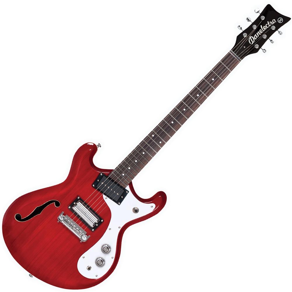 Danelectro ’66 Guitar – Transparent Red