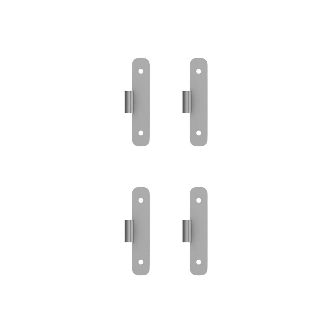 Spare Mounting Brackets, Set of Eight (full-height gate) / Matte Black – Cat-G8