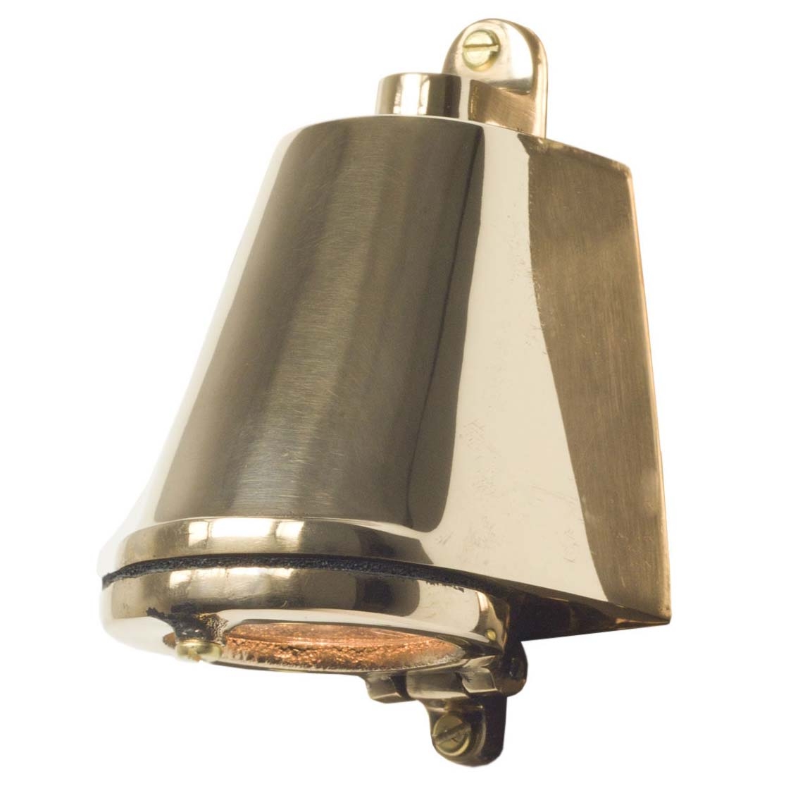 Davey Lighting – 0751 Mast Light – Polished Bronze – Copper – Aluminium / Bronze – 13.5cm x 8cm x  8.5cm
