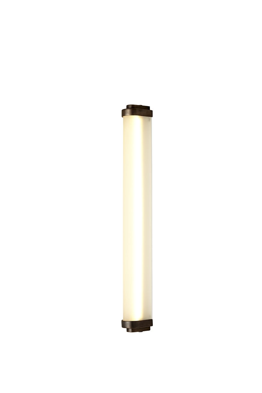 Davey Lighting – Cabin Led Wall Light 60Cm – Weathered Brass – Frosted 75 X 65 X 600 mm