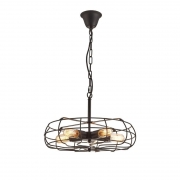 Deco Claudia 5 Light Pendant In Black Finish D0135 – Claudia Ceiling – Deco – Daz Lighting