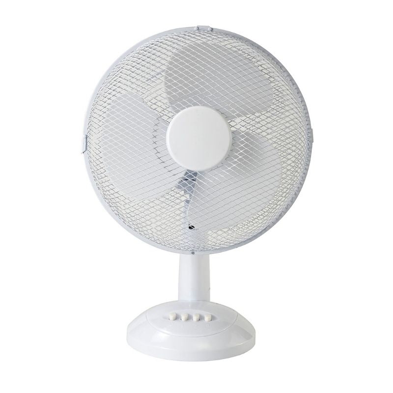 Deco Airo Speed Oscillating Desk Fan In White Finish D0433. – Airo Ceiling – Deco – Daz Lighting
